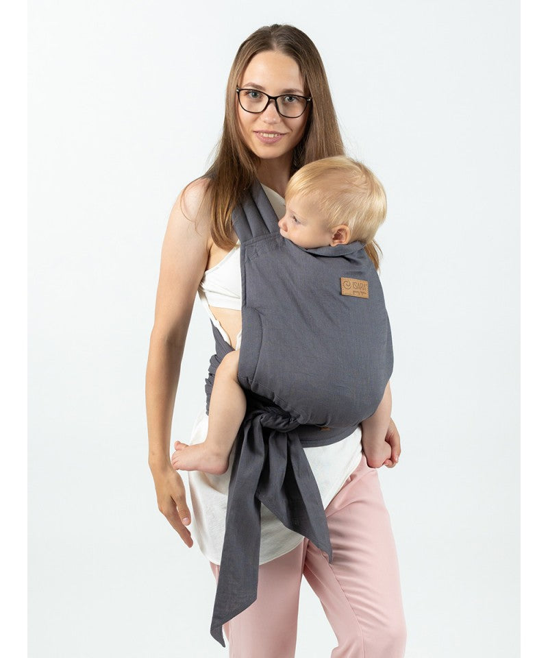 Isara Quick Half Buckle Preschool, Bæresele, Graphite Linen